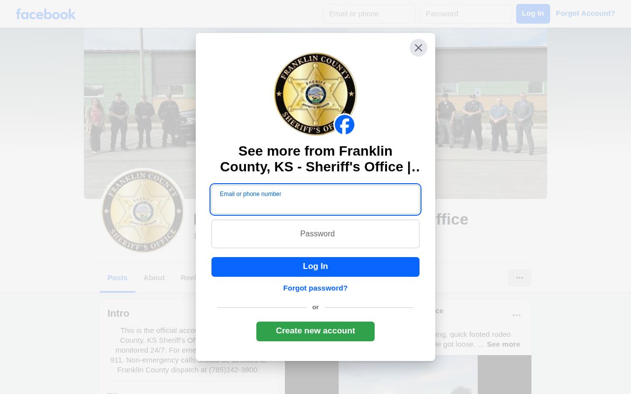 Official Franklin County Sheriff social source for selected booking photo posts